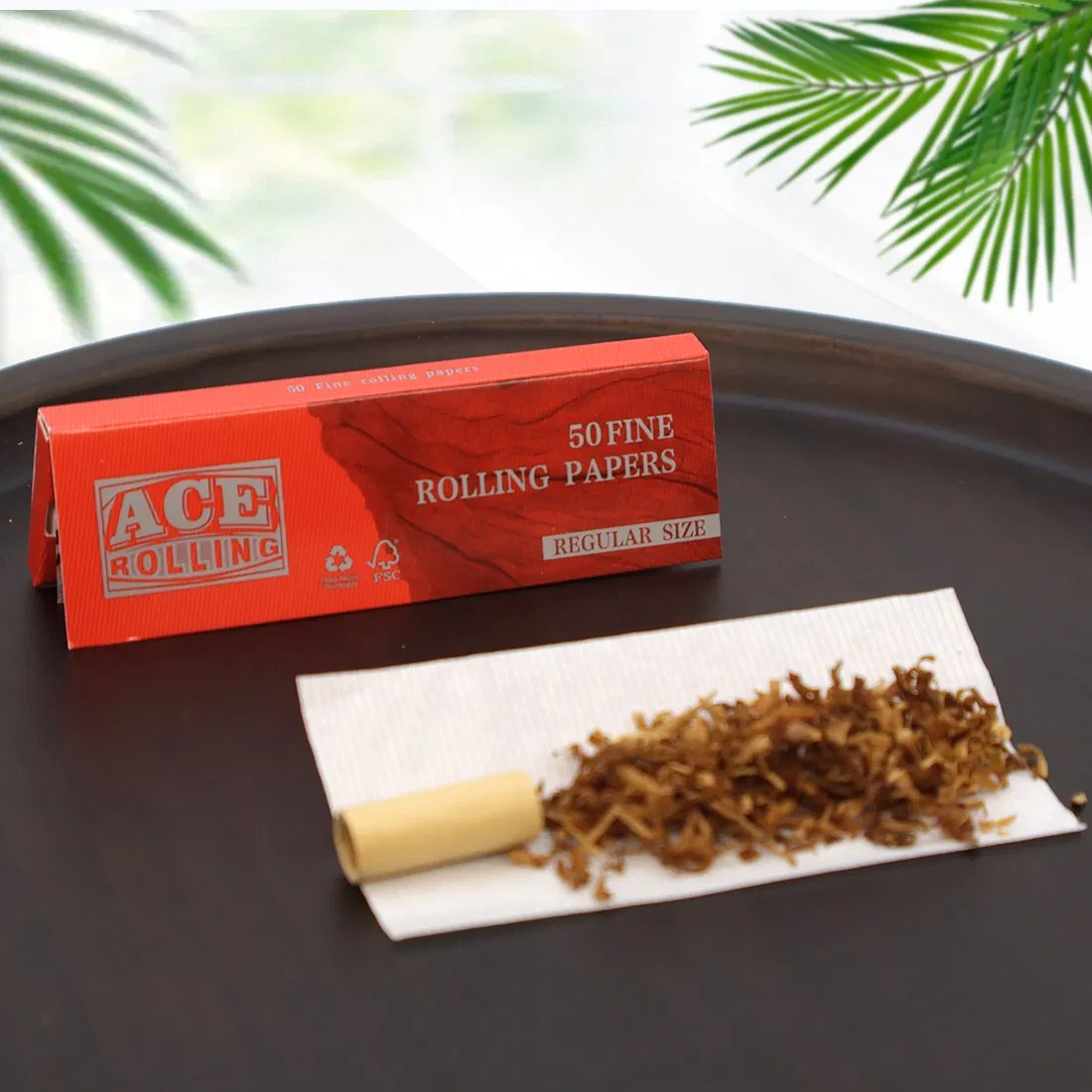 Wholesale Customized Slow Burning Natural Kingsize Cigarette Rolling Paper for Smoking