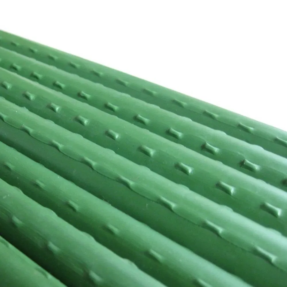 60cm Length Plant Stakes Gardening Pillar Plastic Coated Steel Pipe for Supporting Climbing Plants Flowers and Vegetables