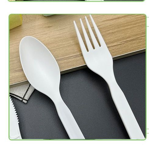 China Factory 7'' Cpla Cutlery Compostable Biodegradable Biodegradable Cutlery Set