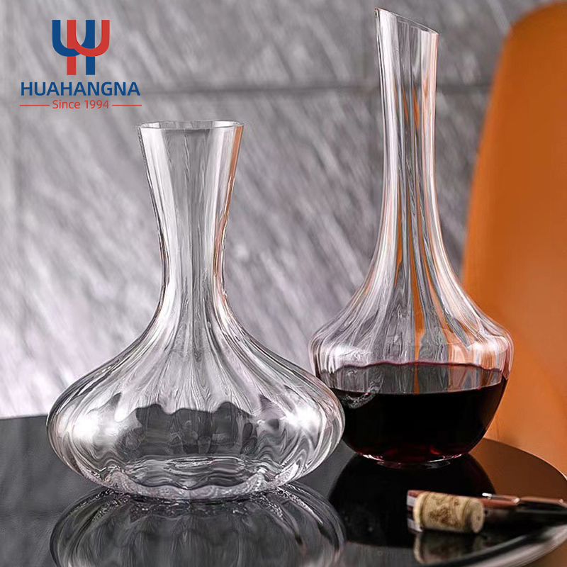Lead Free Glass Decanter Custom Luxury Transparent Wine Decanter