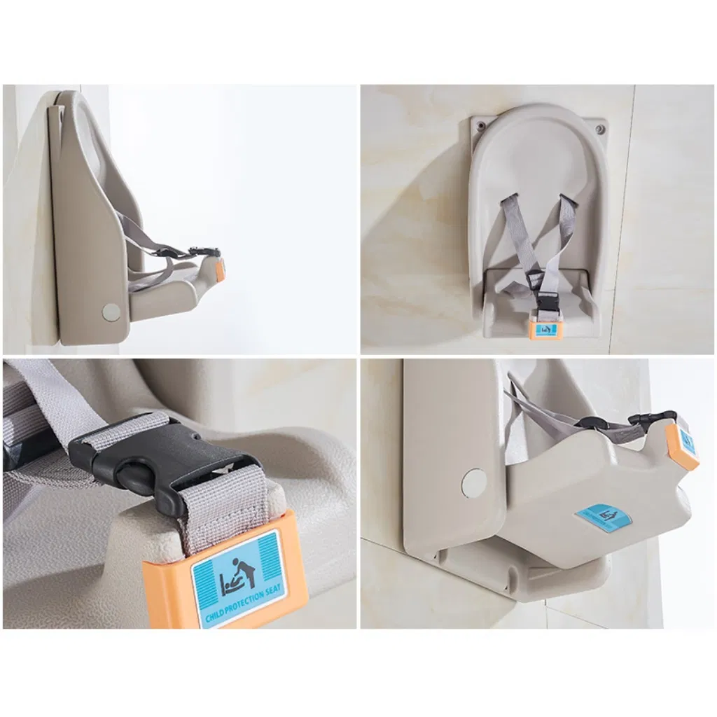 HDPE Baby Protection Seat with Safety Belt and Raise Side Guardrai