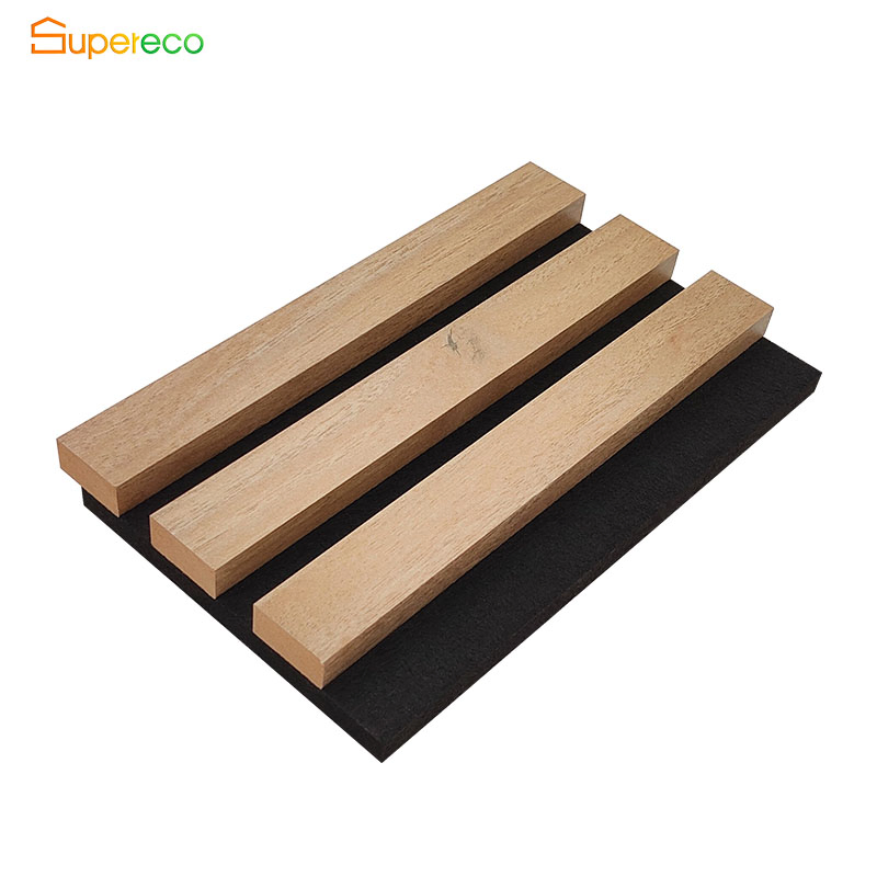 Decoration Wall Panel E1 Grade Flame Retardant Material MDF Pet Wall Acoustic Panel