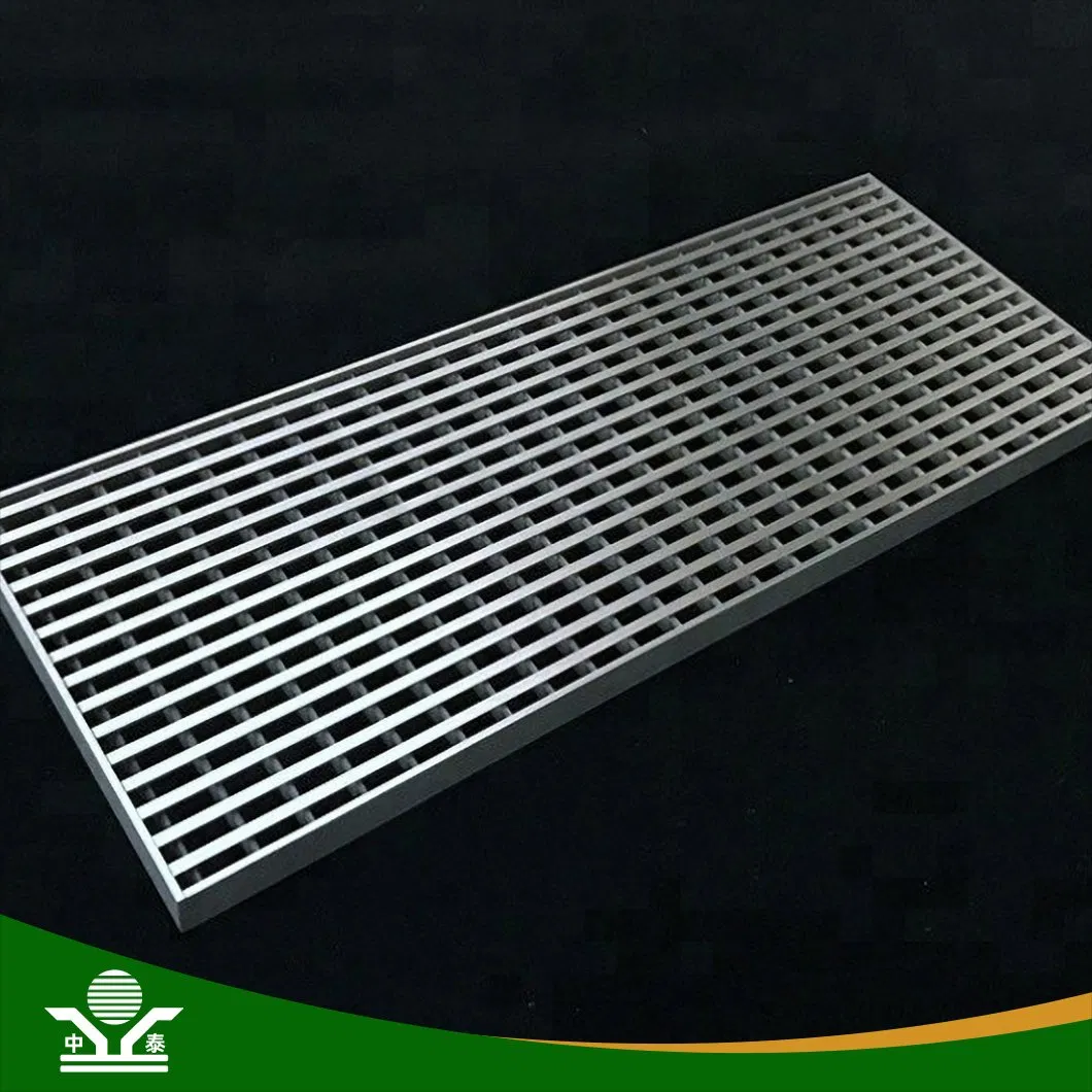 Zhongtai Sliver Color 1" X 5/16" China Carbon Steel Serrated Grate Suppliers Hdsgw30-02 Mesh Grating Used for Walkway
