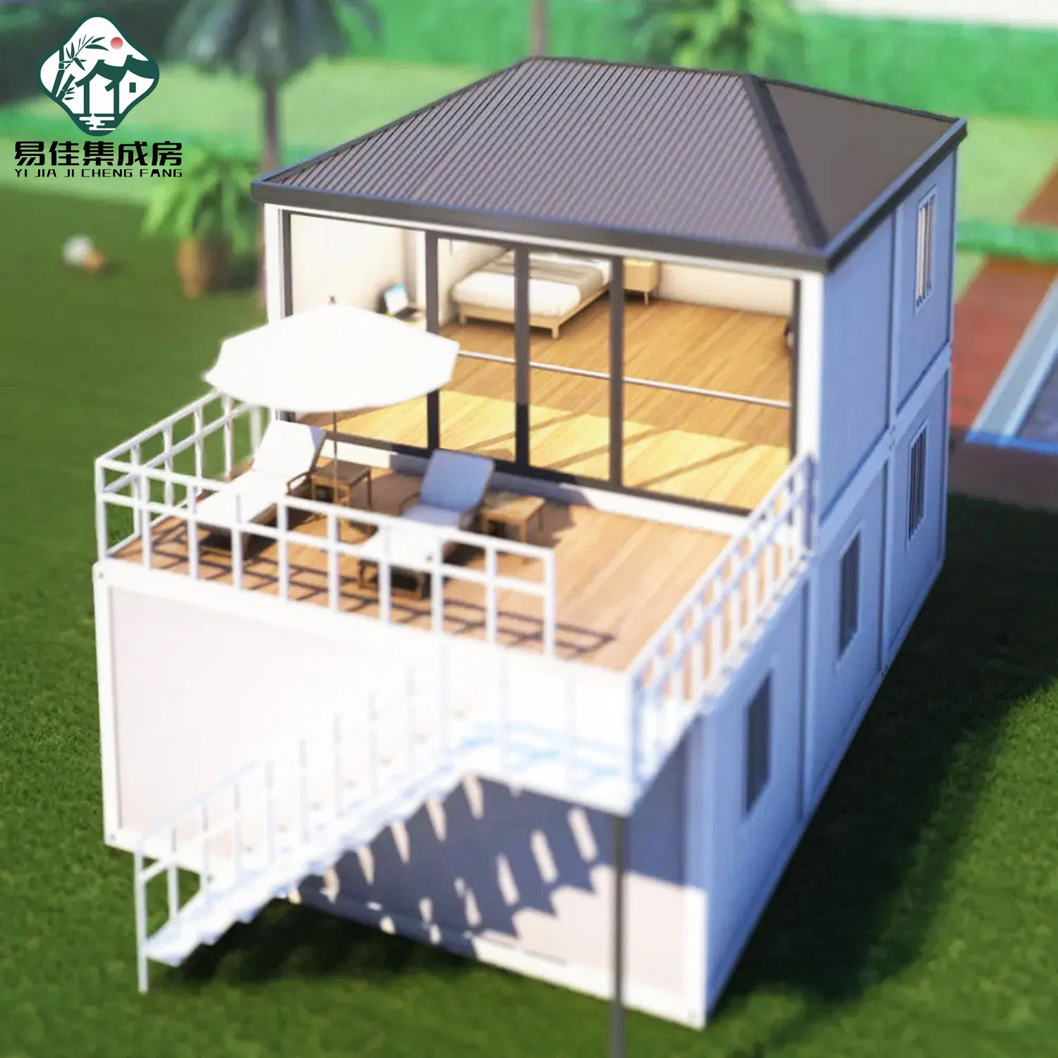 Prefabricated House Factory Price Flat Pack Folding Wooden Building Shipping Tiny Luxury Home Toilet Office Portable Mobile Modular Prefab Container House