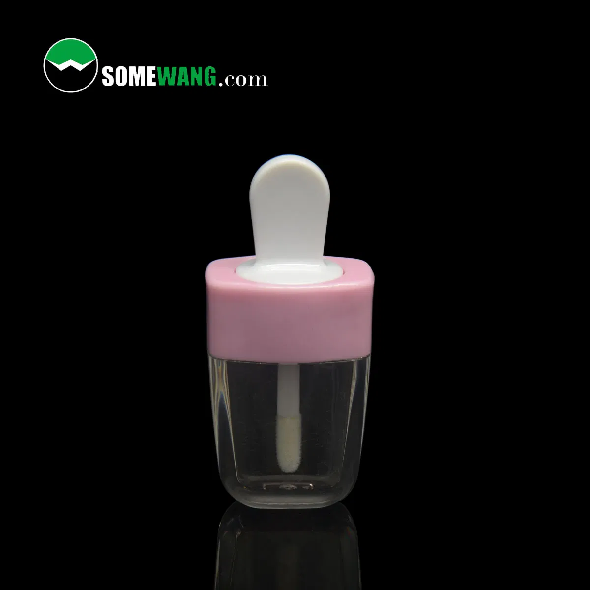 Private Label Lovely Glossy Lip Gloss Ice Cream Lip Gloss Transparent Plumping Cute Popsicle Lipgloss Tube