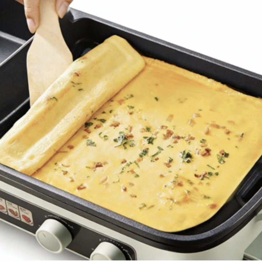 2-in-1 Electric Hot Pot Grill Multifunctional Alloy Liner Household 3-4 People Capacity