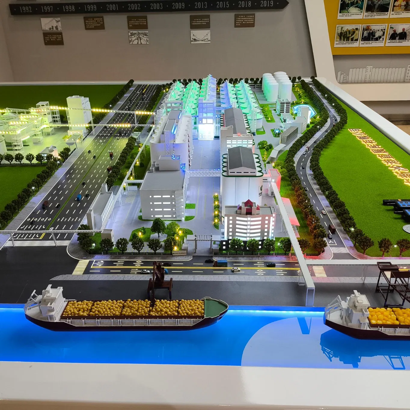 3D High Quality Professional Customized Grain Storage Building Scale Model