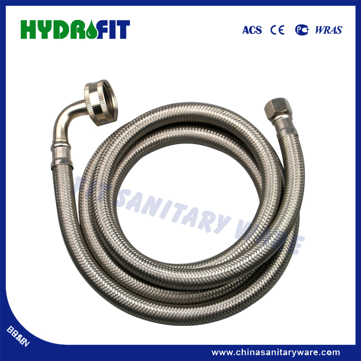Cupc American Standard Elbow Dish Washer Stainless Steel Braided Flexible Hose (HY6323)