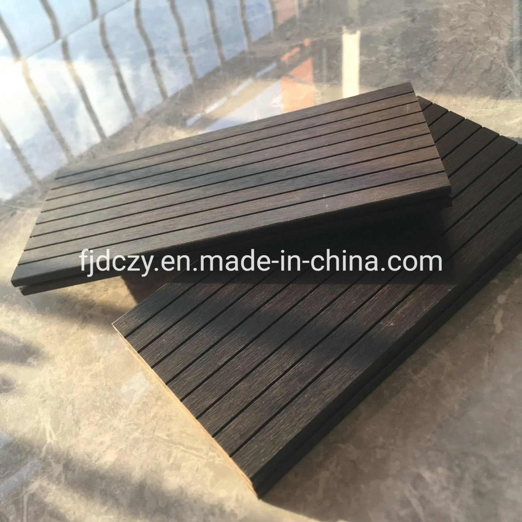 Easy Installation Carbonized Terrace Flooring Outdoor Bamboo Floor Bamboo Decking