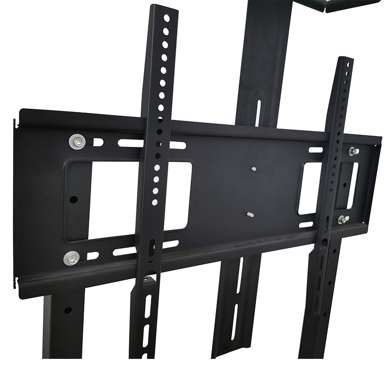 Factory Supply Full Motion 40"~75" TV Trolley Swivel Mobile Monitor TV Cart Mount Stand