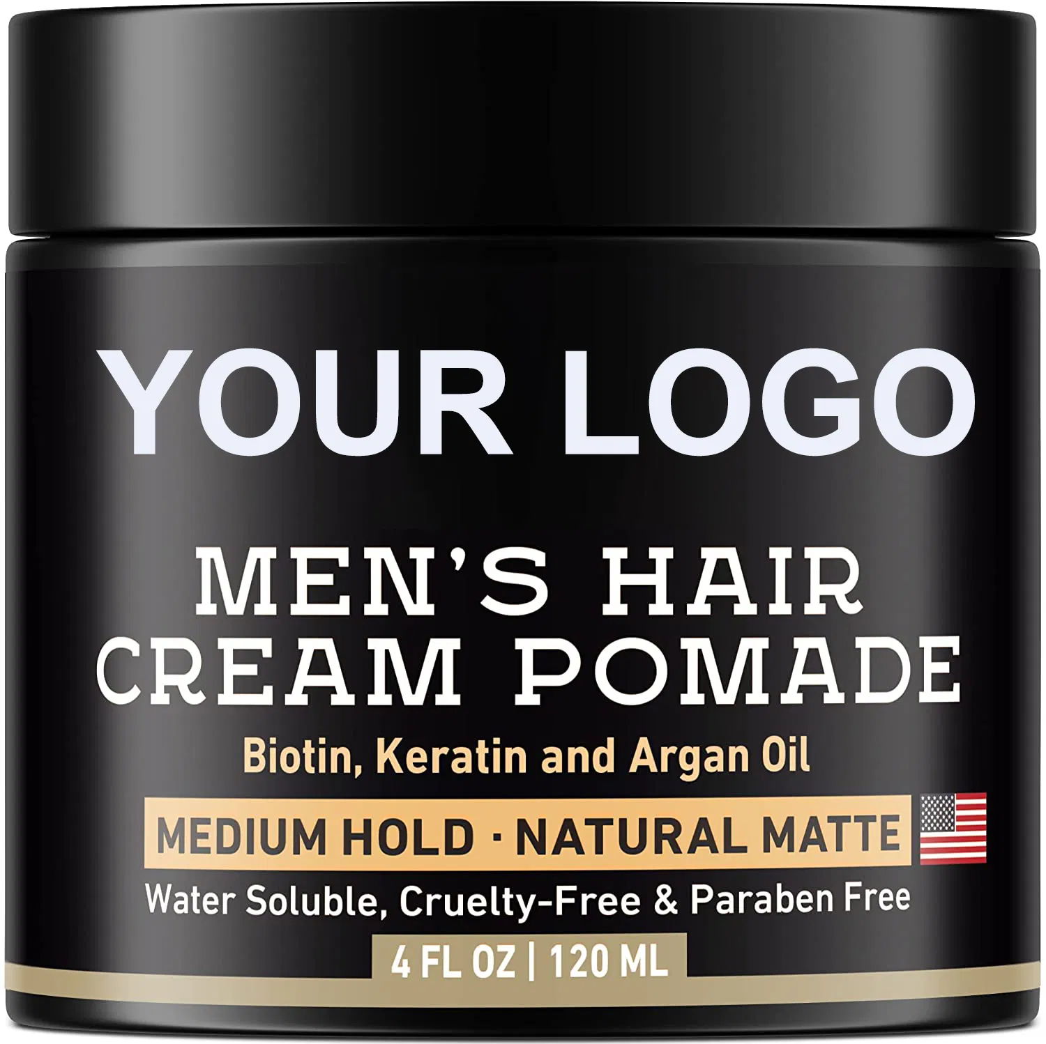 Cosmetics Hair Skin Care Products Organic Hair Styling Cream for Men