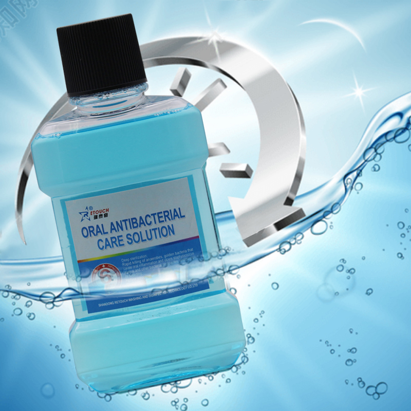 Dental Care Product Oral Health Mint Mouthwash Oral Rinse Antiseptic Mouthrinse with Chlorhexidine, Long Lasting Mint