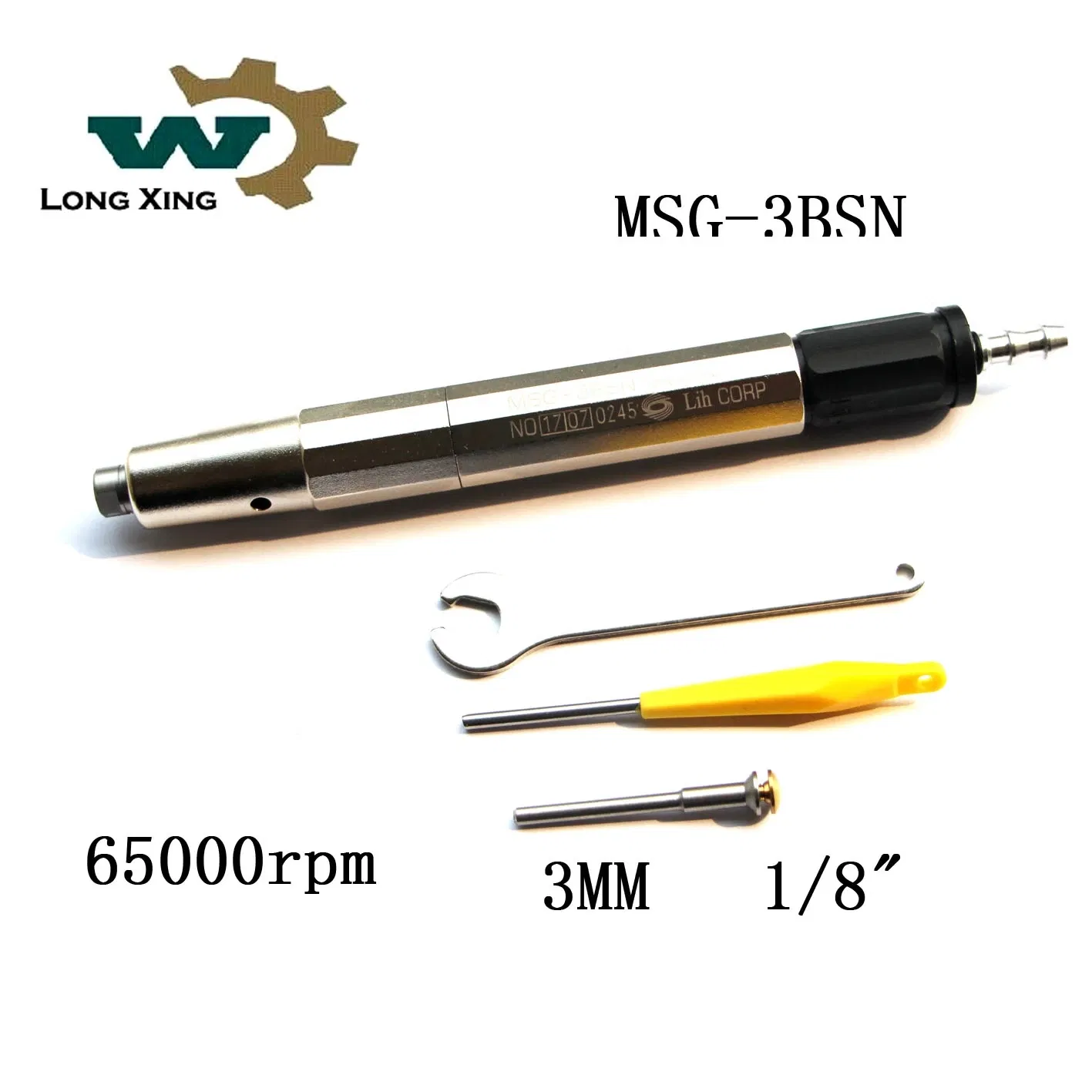 Пневматическая гравер MSG-3BSN, 65000 об/мин, 3 мм