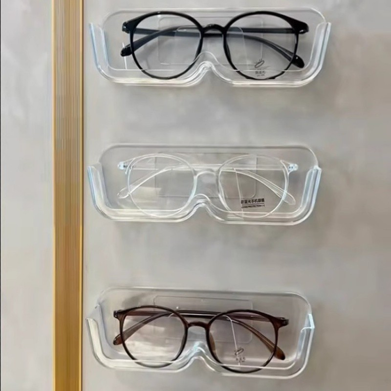Wall Sunglasses Organizer Eyeglasses Holder Clear Display Stand Storage Rack Mi29346