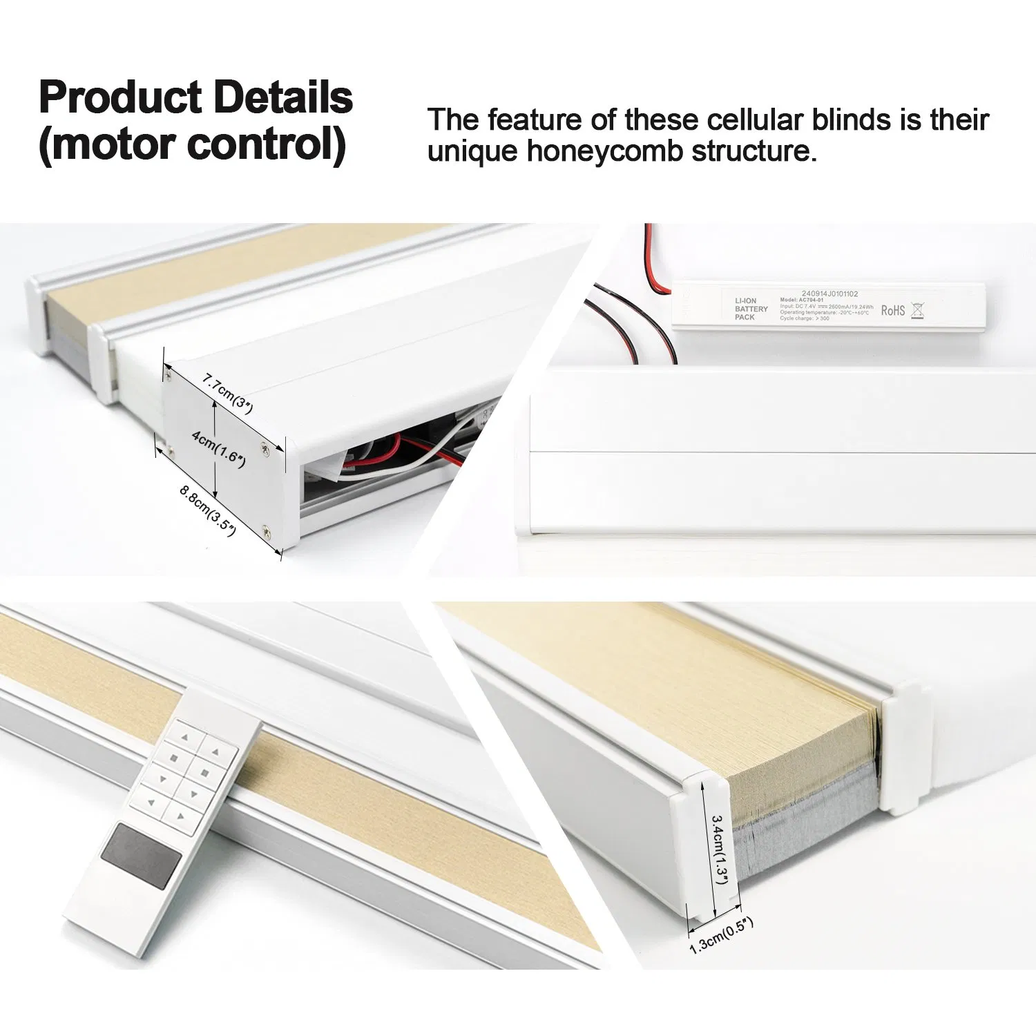 Sisheng Factory Price Smart Honeycomb Skylight Blinds Motorized Honeycomb Cellular Shade Quick Disassembly Blinds Honeycomb Blinds Curtains