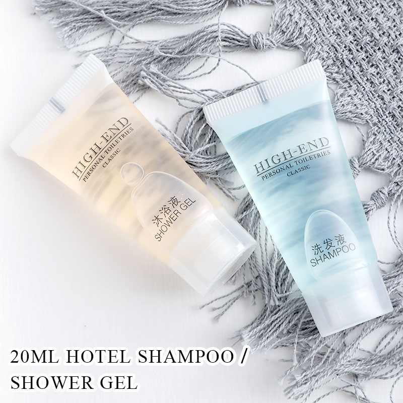 Hotel Amenity Soap Shower Gel and Conditioner Bathroom SPA Toiletries Set 20ml Mini Hotel Shampoo