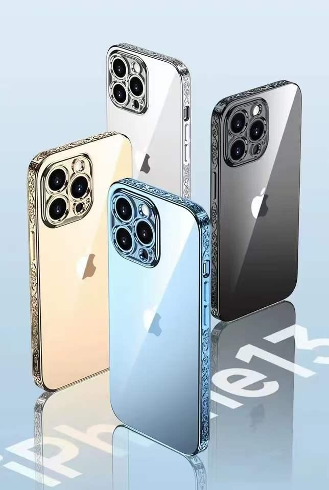 Чехол для телефона Luxury Embossed TPU с защитой камеры