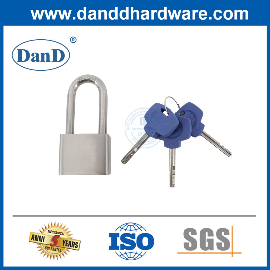 High Security Shackle Protected 40mm Anti-Theft Stainless Steel Disc Padlock
