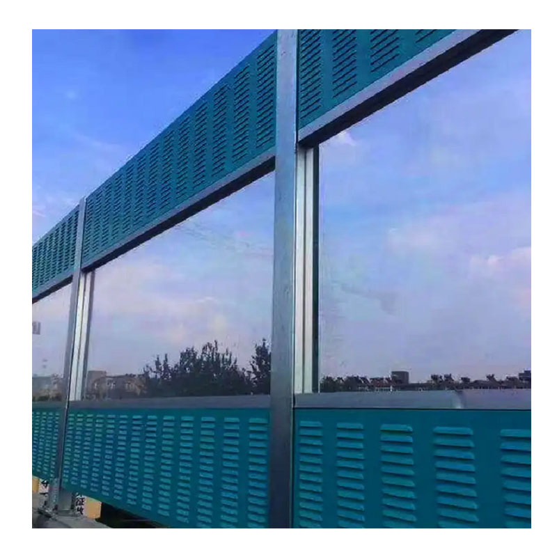 Customized Residential Powder Coated Highway Sound Barrier Panels Noise Barrier Wall Soundproof Screen Fencing