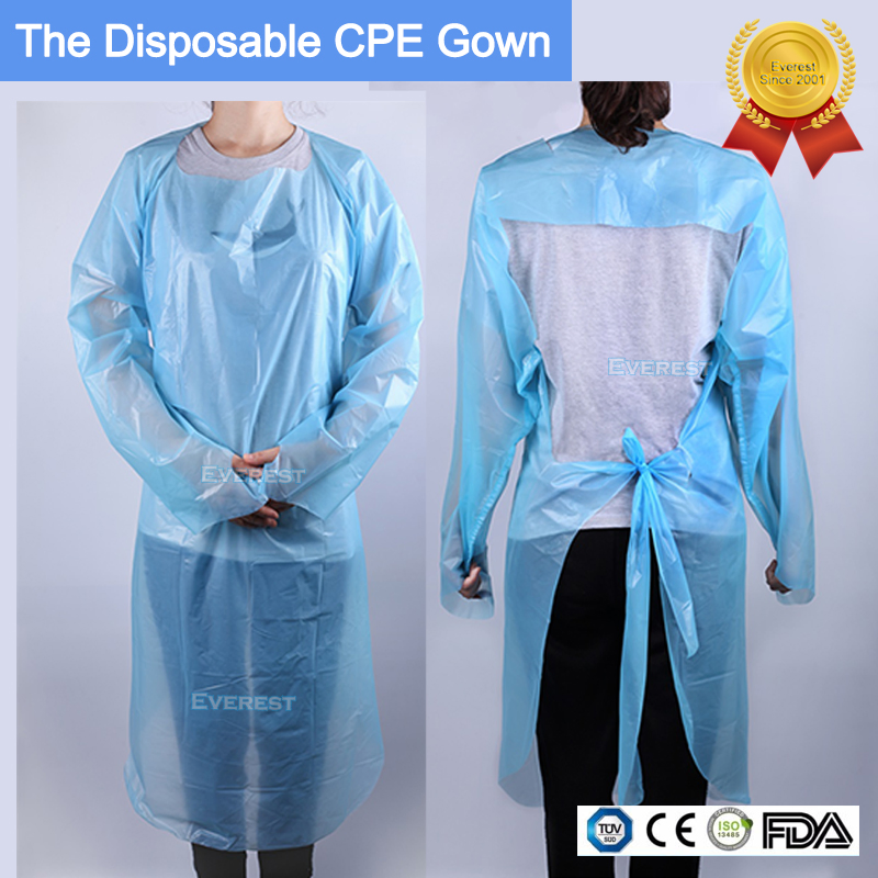 Disposable CPE Protective Gown