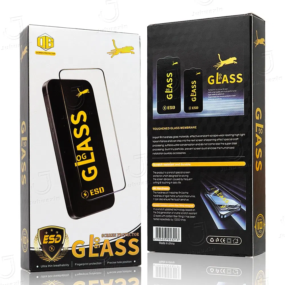 2026 Hot-Selling Tempered Glass Screen Protectors, Super ESD Og Tempered Glass Screen Protectors Protector De Pantalla De Vidrio Templado Og for Iph17/17p/16