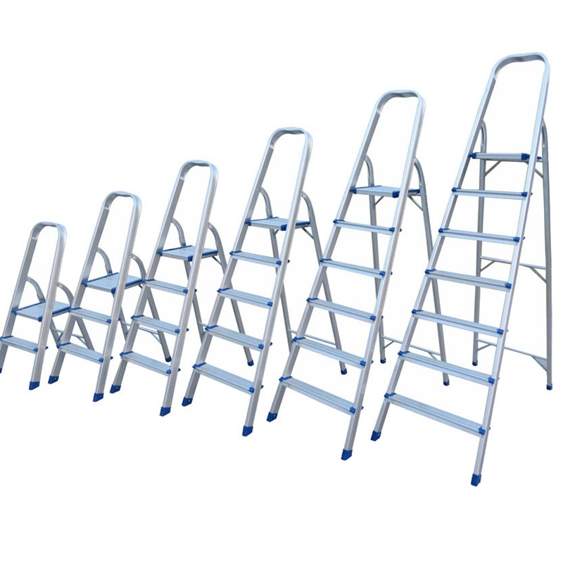 Premium Aluminum Step Ladder for Home Safety and Convenience