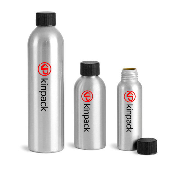 Empty Aluminum Cosmetic Packaging Water Lotion Bottle Metal Packaging