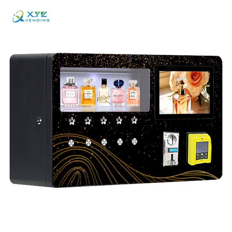24h Smart Self Automatic Perfume Dispenser Small Cologne Vending Machine Xyz Desktop Wall Mounted Perfume Spray Vending Machine