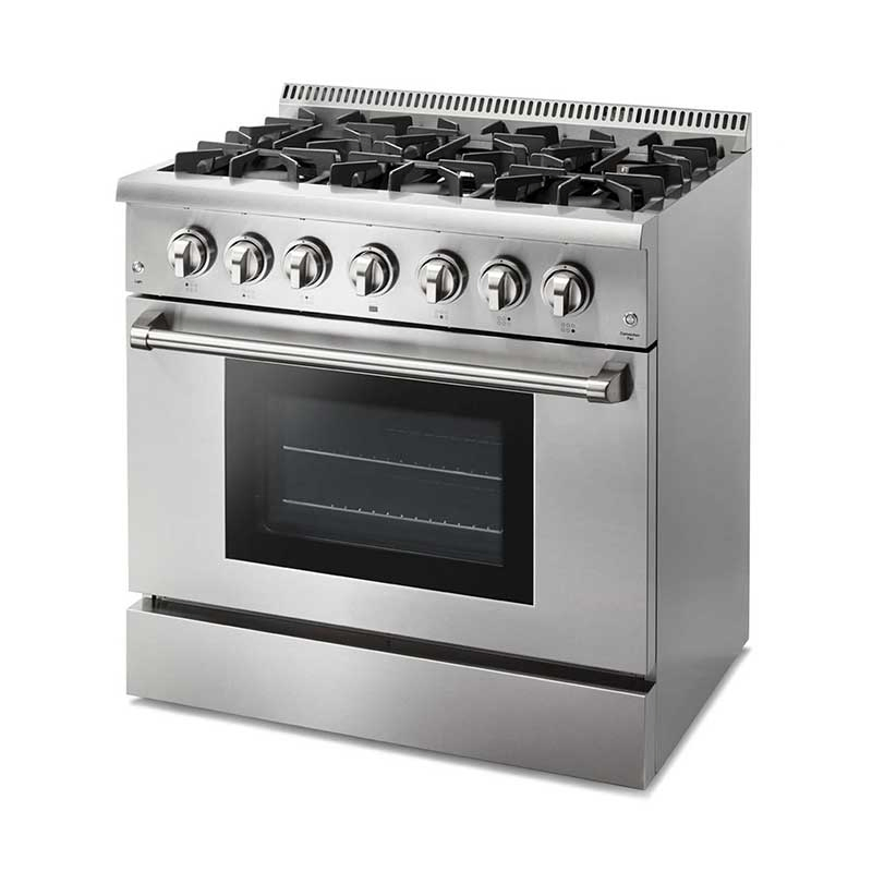 6 Burner Gas Stove with Electric Oven with CSA Hrd3606