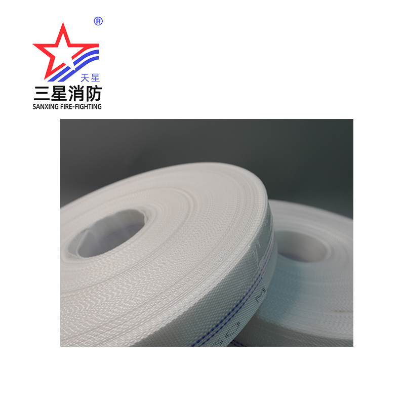 High Pressure 2 Inch Canvas Pipe for Agriculture Irrigation Watering Land Pumping Anti-Aging Anti-UV White Blcak Jaket