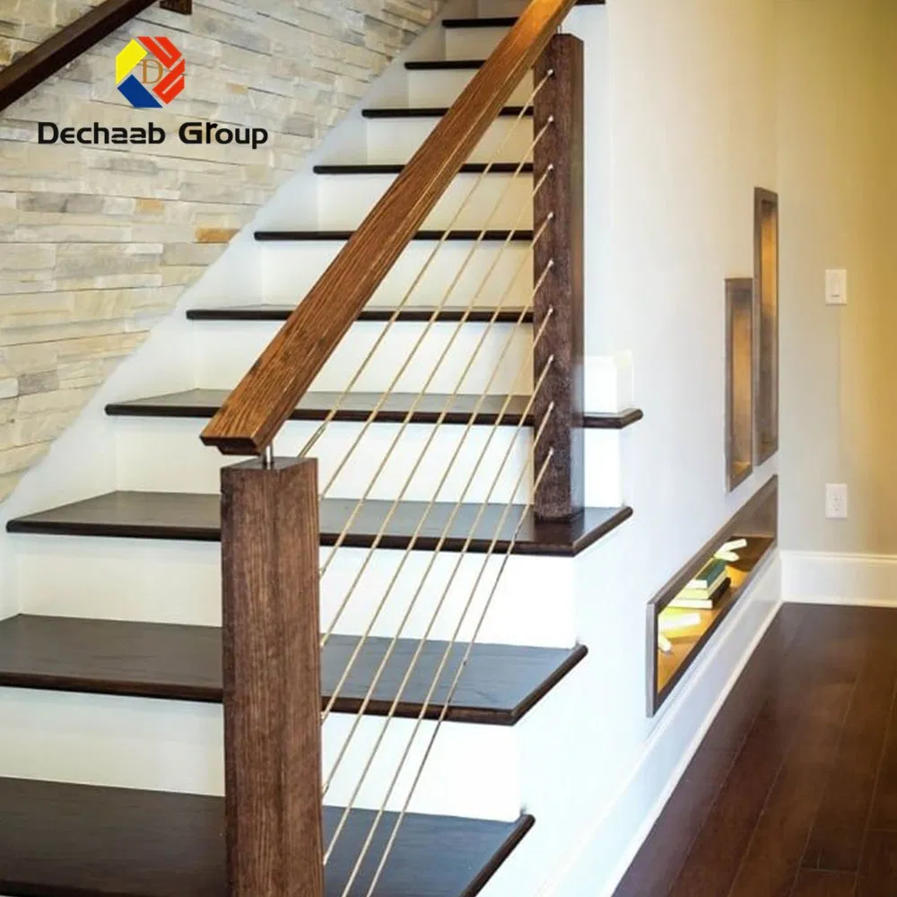 New Modern Luxury Simple Wrought Iron Stain Steel Stair Railing