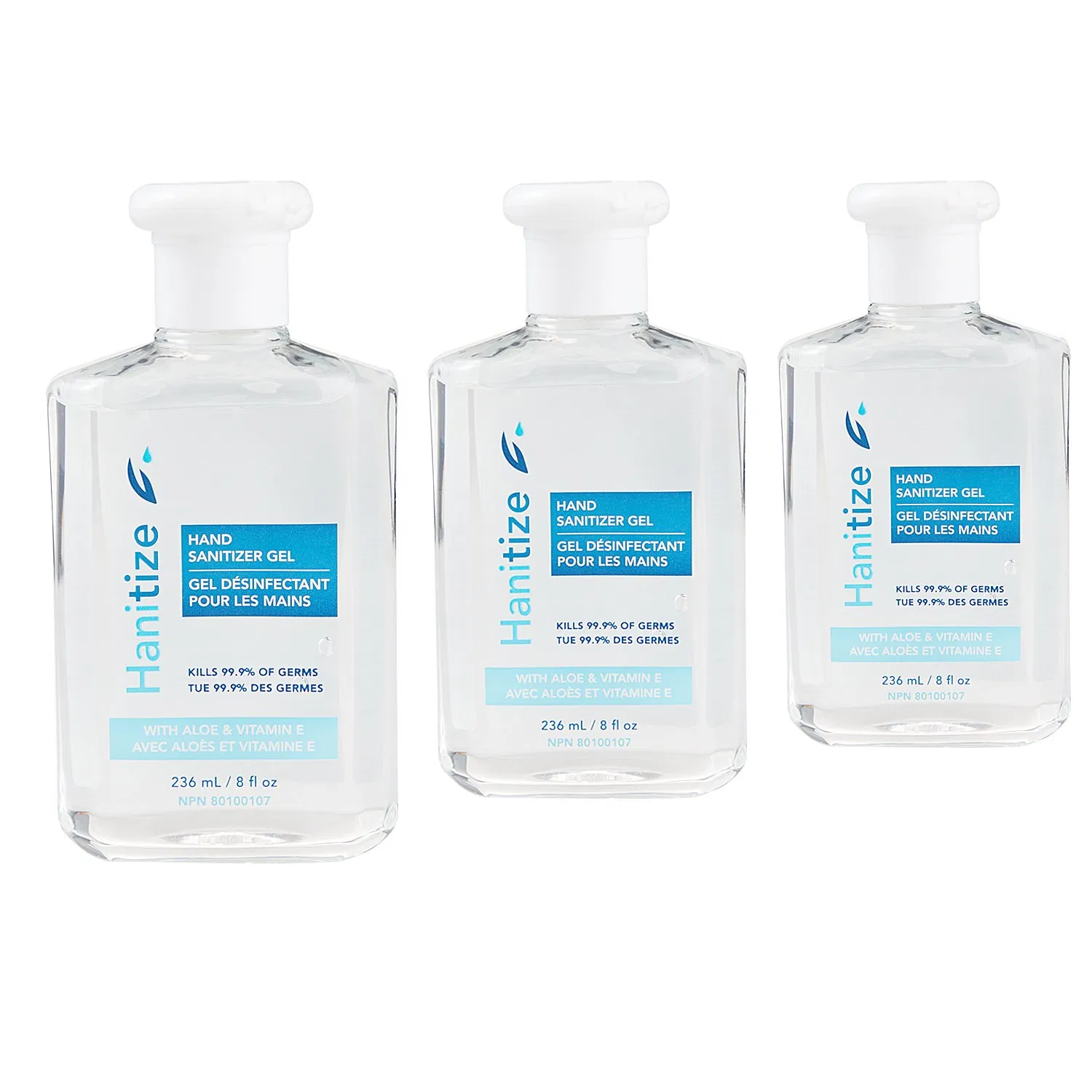 75% Alcohol High Quality Waterless Hand Sanitizer Gel 8 FL. Oz