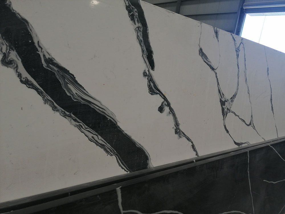 Viola Marble Veins Quartz Slab