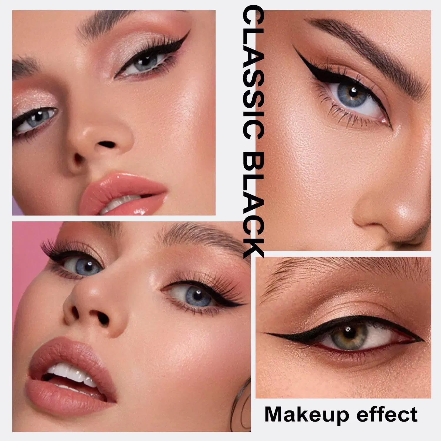 Best Permanent Natural Vegan Brown Black Waterproof Smudge Proof Liquid Eyeliner Eom