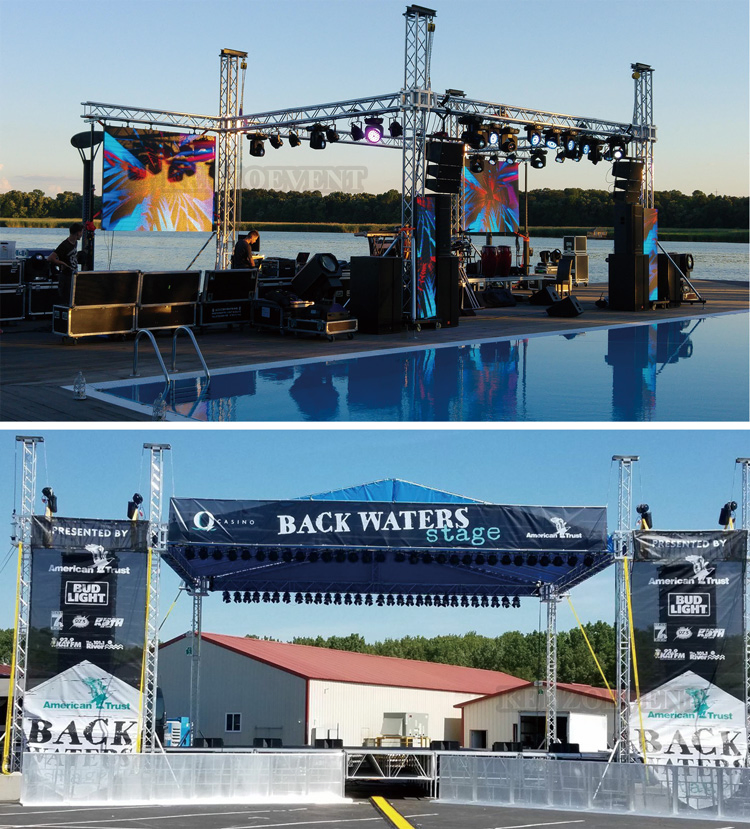 on Sale Aluminum Outdoor Event Truss Small Stage Lighting Truss