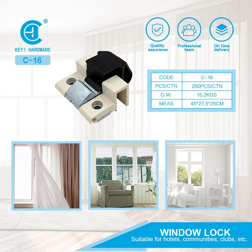 Window Door Locks Latch Bolt of Lock Case Aluminium Window Finger Catch for Egypt