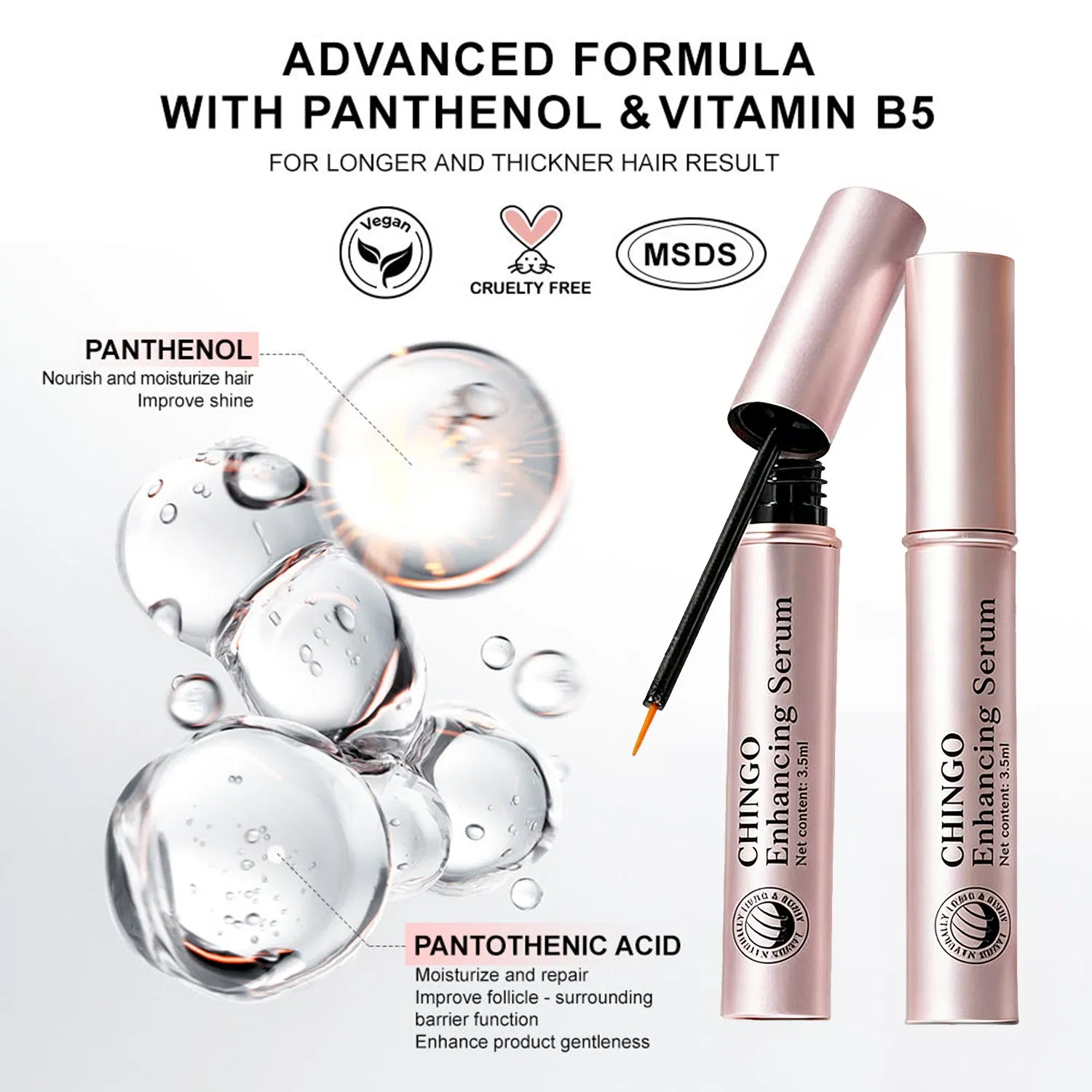 Effective Lash Boost Serum Refresh Lengthen Plump for Bright Full Lashes Daily