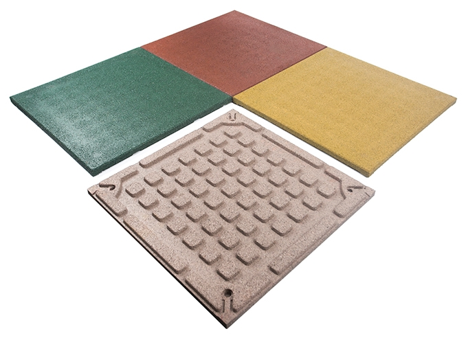Factory Direct Interlocking EPDM Rubber Tiles Floor for Outdoor Kids Playground Safety
