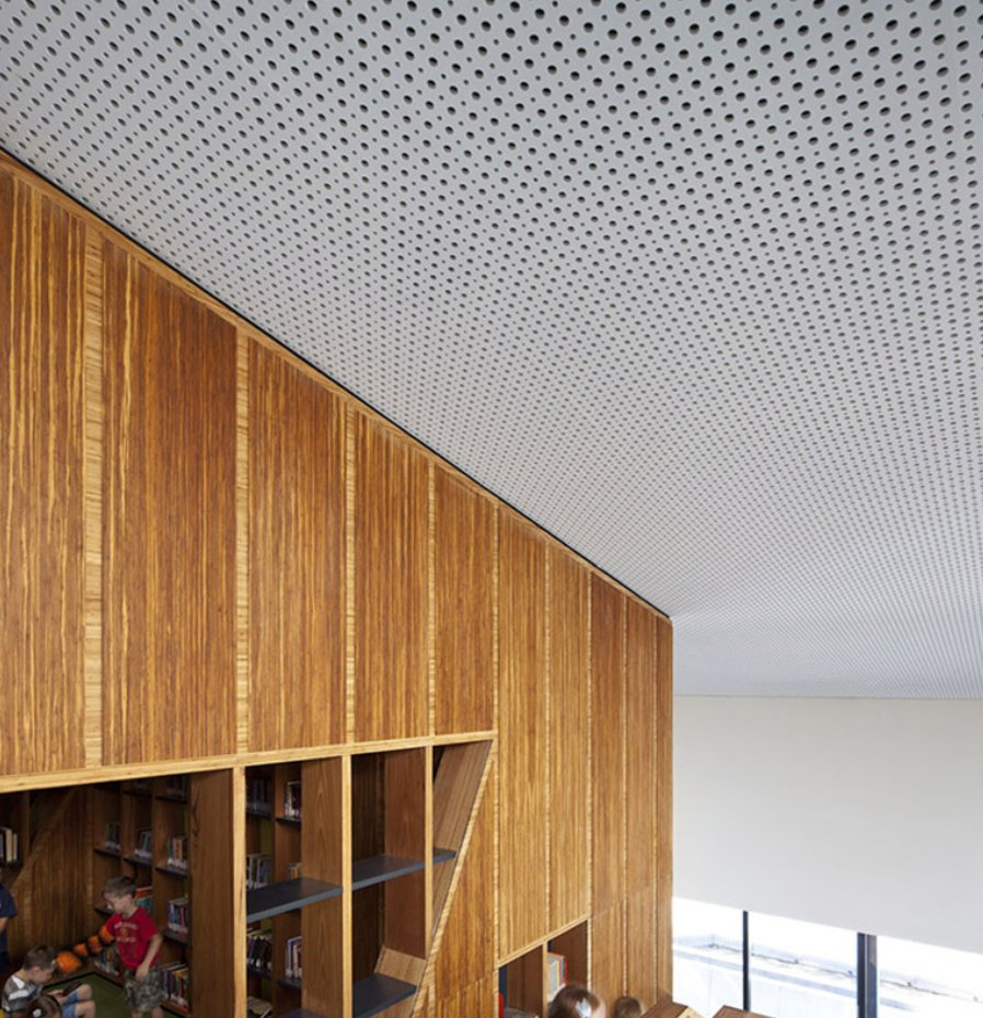 Auditorium Interior Decoration Ceiling Soundproof Board PVDF aluminum Composite Panel