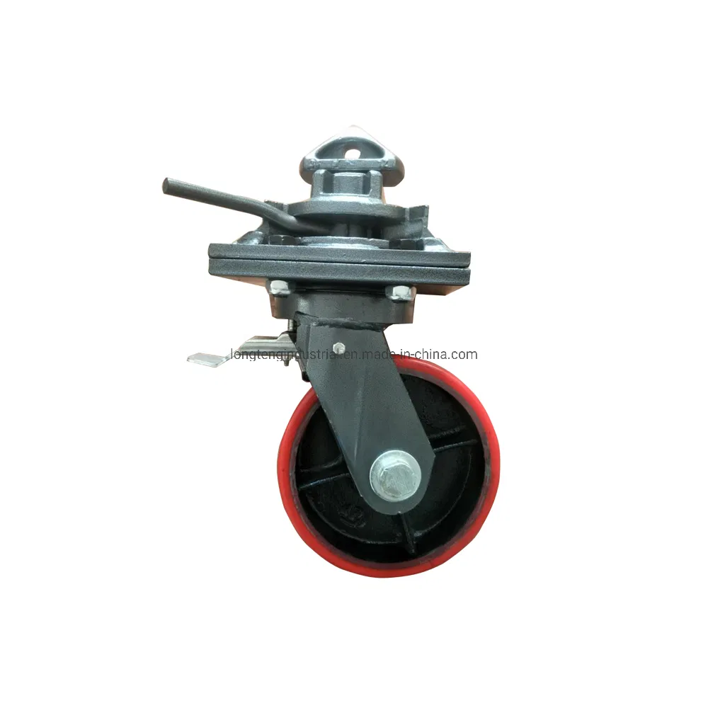 Easy Lock 3 Ton 5 Ton ISO Shipping Container Caster Wheel
