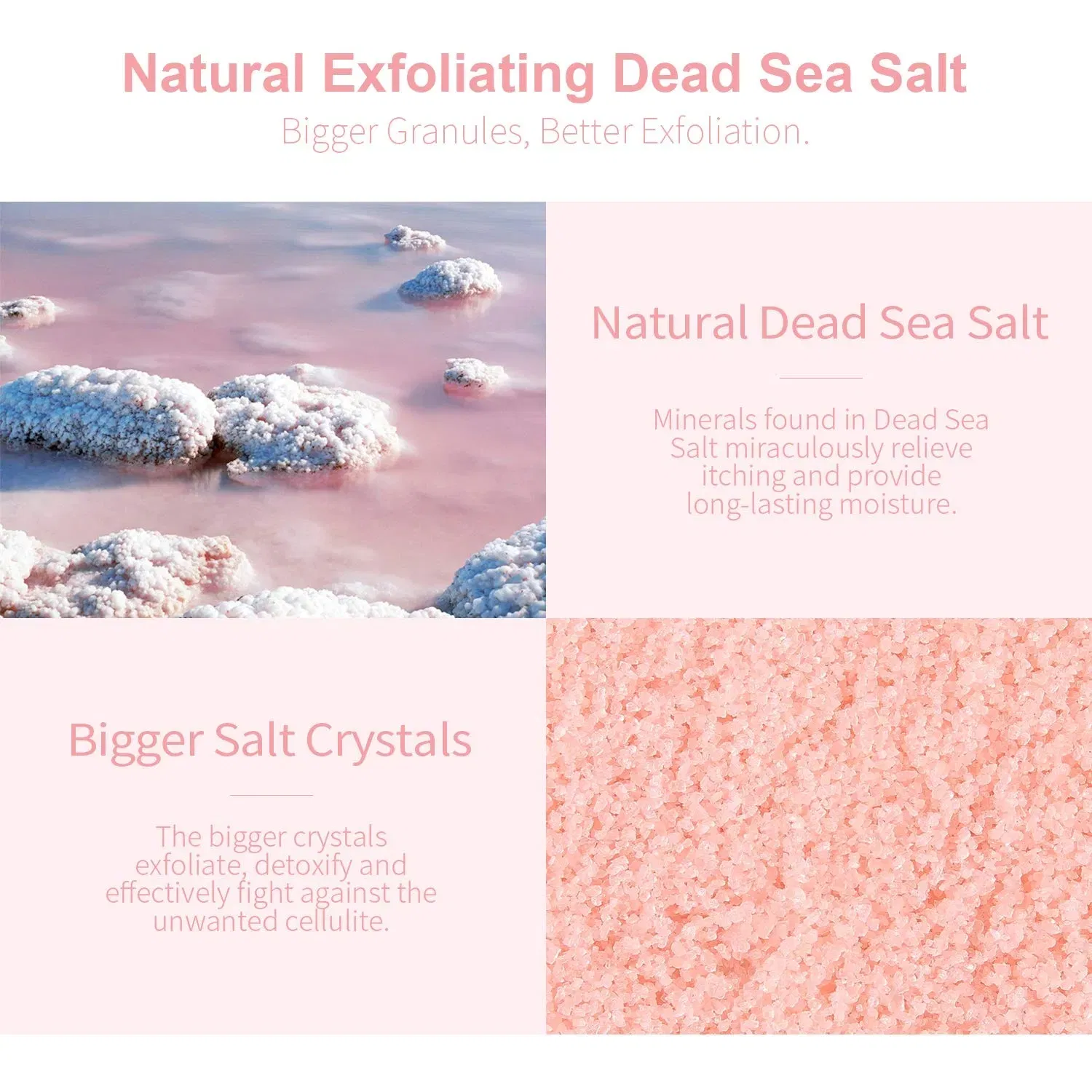Help Moisturize Skin Himalayan Salt Body Scrub
