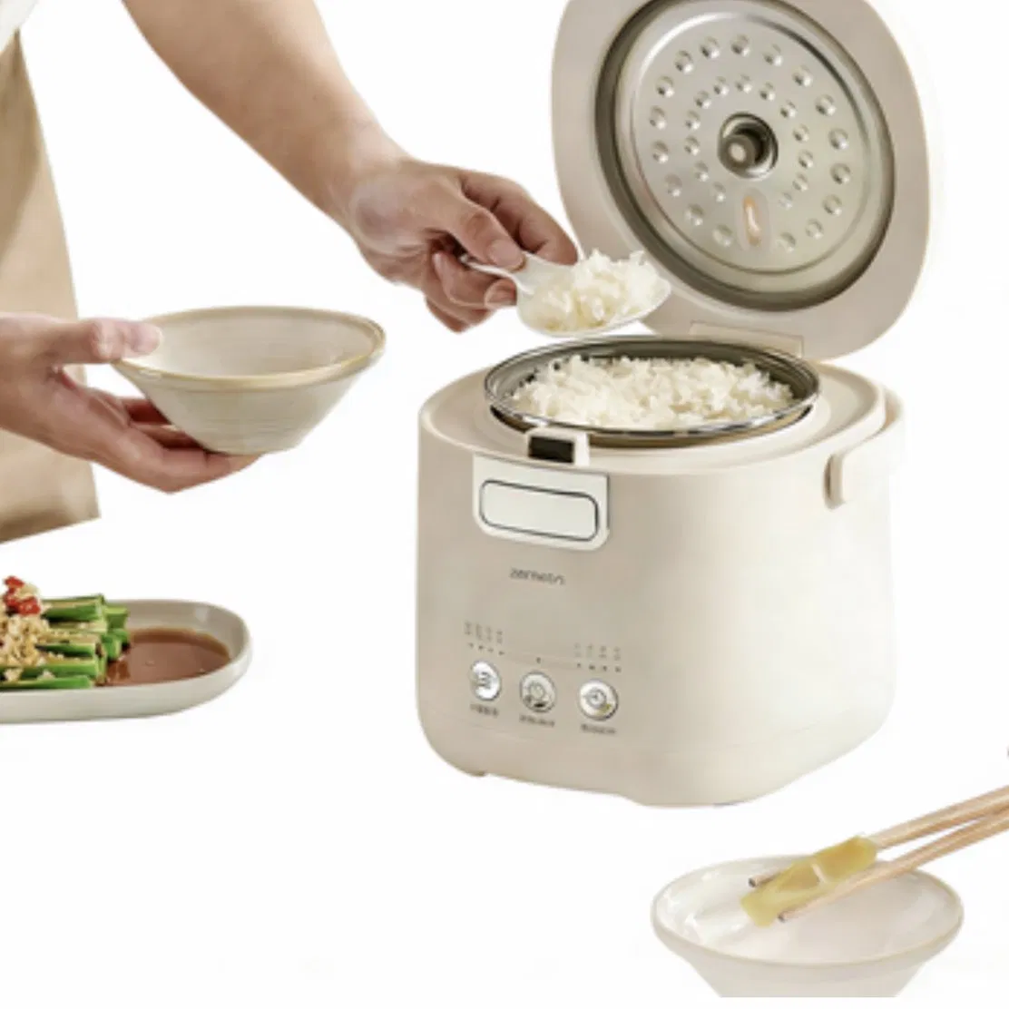 1.2L Mini Electric Rice Cooker 200W Multifunctional for 1-2 People Timer