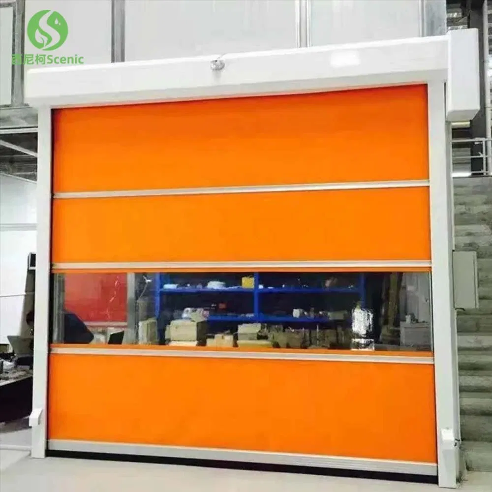 Heavy-Duty Insulated PVC Industrial Shutter Door for Fast Access