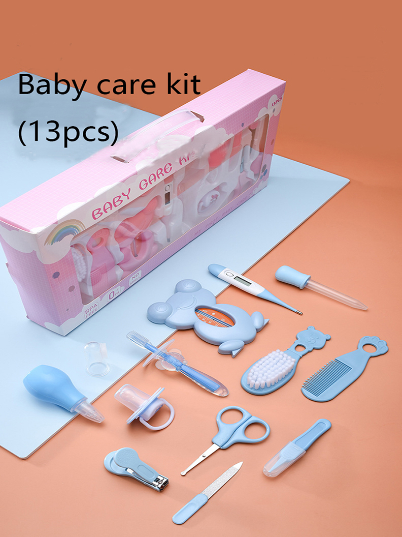 2023 Hot Selling Baby Care Kit Nasal Aspirator Thermometer & Medicine Feeder