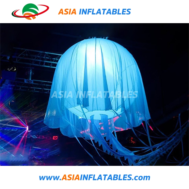 Hanging Inflatable Light Jellyfish for Wedding Decoration