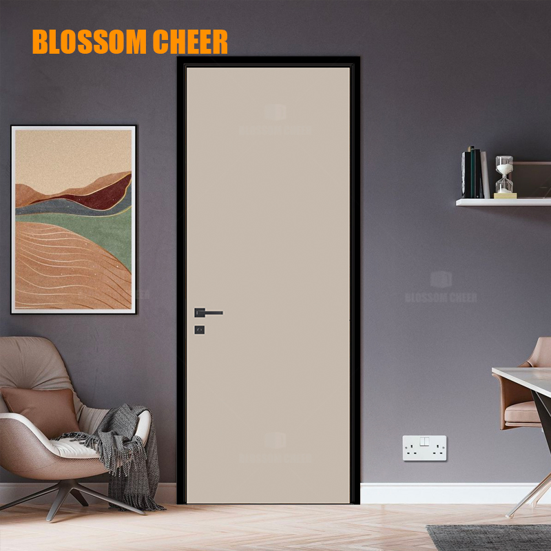 Sleek Modern Aluminum Frame Interior Door with Stylish Finish