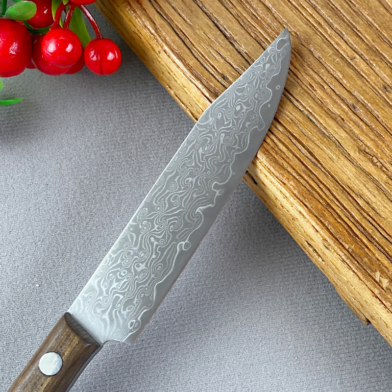 Нож для фруктов DS-2972, 10 см, дамасская сталь VG-10