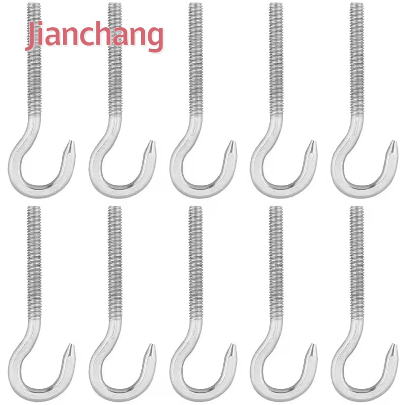 304 Stainless Steel Metric Inch Eye Hook Wood Screw Eye Hook Screw Self Tapping Screw
