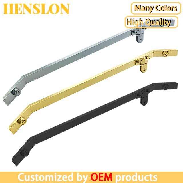 Stainless Steel Frameless Flexible Shower Wall to Glass Support Linking Connector Telescopic Support