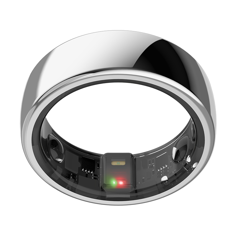 Smart Ring Fitness Tracker, Health Sleep Heart Rate Blood Oxygen Tracker Smart Ring, Waterproof Bluetooth Tracker Rings